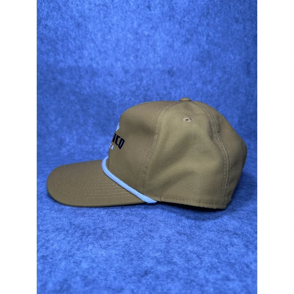 Quiksilver Pacifico Cerveza Rope Hat Tan Snapback Surf Cap OSFM Netplus